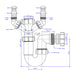 McAlpine WM11 1.5" Washing Machine Trap with 2 Inlet Connections - Getplumb