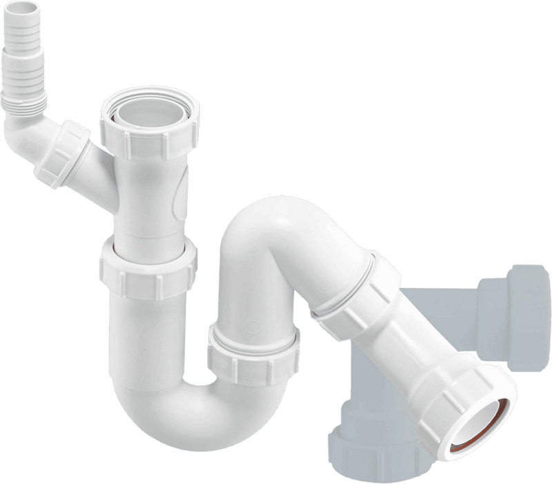 McAlpine WM12 1.5" Adjustable Inlet Washing Machine Trap - Getplumb