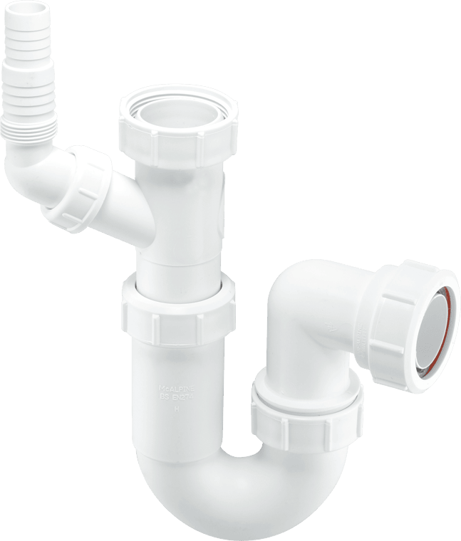 McAlpine WM15 1.5" Adjustable Inlet Washing Machine Trap - Getplumb