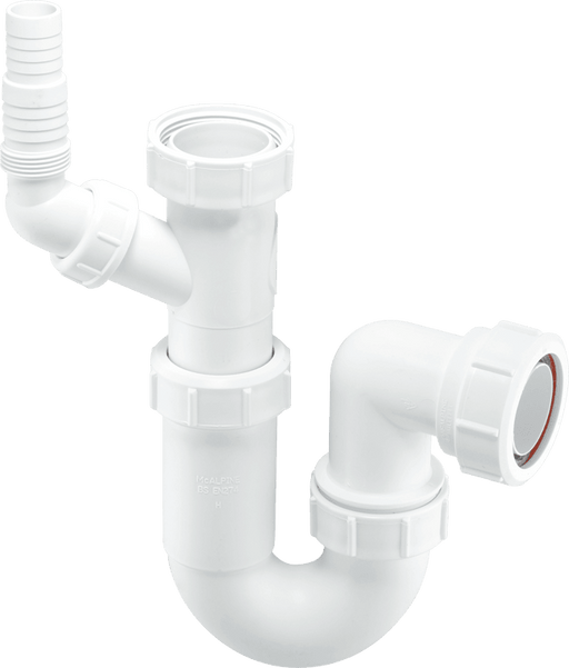 McAlpine WM15 1.5" Adjustable Inlet Washing Machine Trap - Getplumb