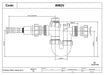 McAlpine WM2V 1.5" Silent Washing Machine Trap - Getplumb