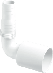 McAlpine WMF4 Bent Nozzle For Washing Machine Traps - Getplumb