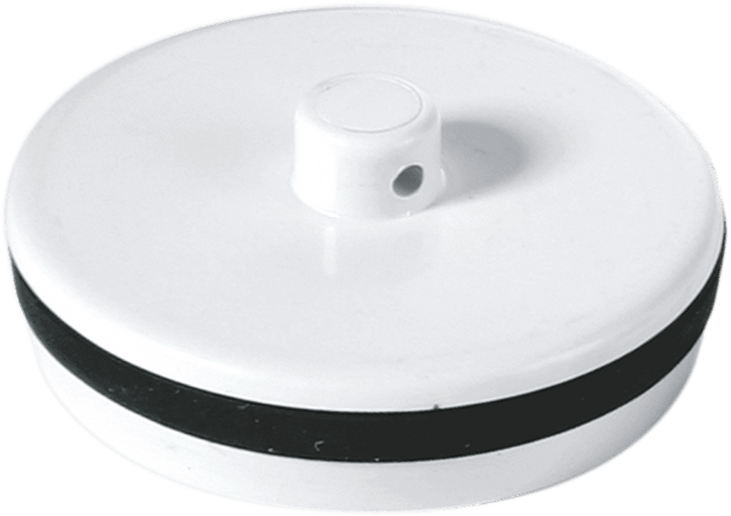 McAlpine WP2 1.75" White Plastic Plug with Rubber Seal - Getplumb