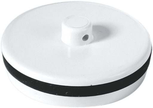 McAlpine WP2 1.75" White Plastic Plug with Rubber Seal - Getplumb