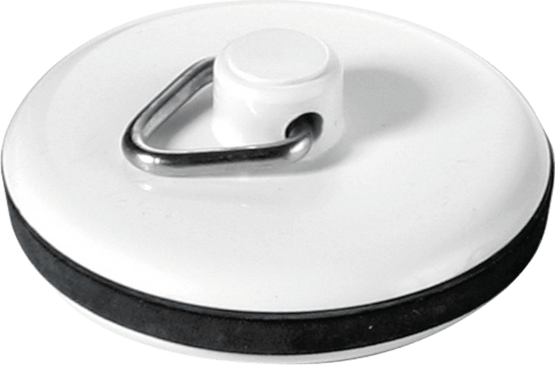 McAlpine WP2T 1.75" White Plastic Plug with Rubber Seal and Triangle - Getplumb