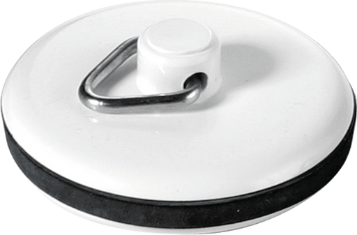 McAlpine WP2T 1.75" White Plastic Plug with Rubber Seal and Triangle - Getplumb