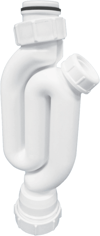 McAlpine X10A 1.25" Straight Through Trap with 2 Cleaning Eyes - Getplumb