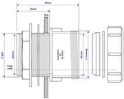 McAlpine Z11M 2" Multifit Tank Connector - Getplumb