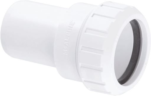 McAlpine Z18M 2" Surefit Straight Connector to Soil Boss - Getplumb