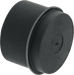 McAlpine Z23MR 2" Black Rubber Blank Cap - Getplumb