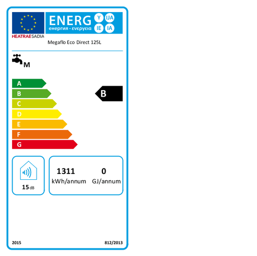 Megaflo Eco 125L Direct Unvented Hot Water Cylinder - Getplumb
