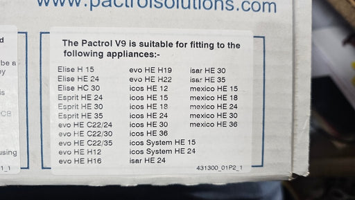Pactrol Controls V9 Green Control PCB 431300/V01 Compatible with Ideal 174486 Orange Control Box on Elise, Esprit, Evo, Icos, Isar and Mexico boilers - Getplumb