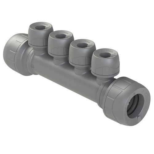 Polypipe 22mm X 10mm 4 Port Socket - PB7322104 - Getplumb