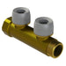 Polypipe Polyplumb 2 Port Manifold 3/4 Male X Female 15mm PB47152 - Getplumb