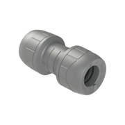 Polypipe PolyPlumb Enhanced Straight Coupler 10mm PB010 Grey - Getplumb