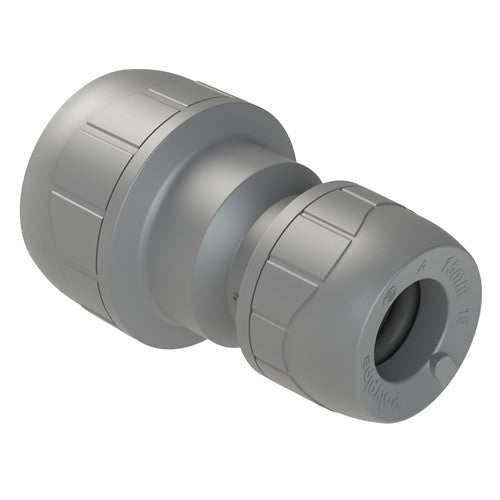 Polypipe Polyplumb Reducing Coupler 22mm - 15mm PB5822 - Getplumb