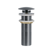 Premium chrome Click - Clack extended basin waste (no overflow), plug Ø66 mm — 130 mm - Getplumb