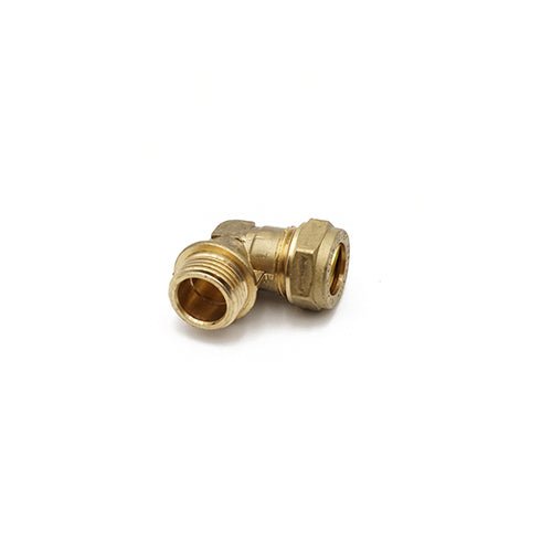 Prima Plus Compression elbow 15mm x 1/2" male - Getplumb