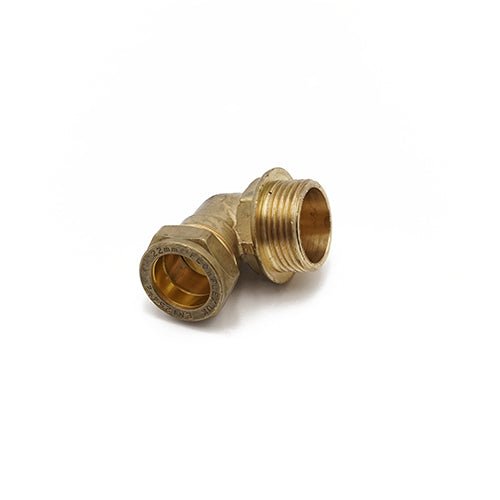 Prima Plus Compression Elbow 22mm x 1" male - Getplumb