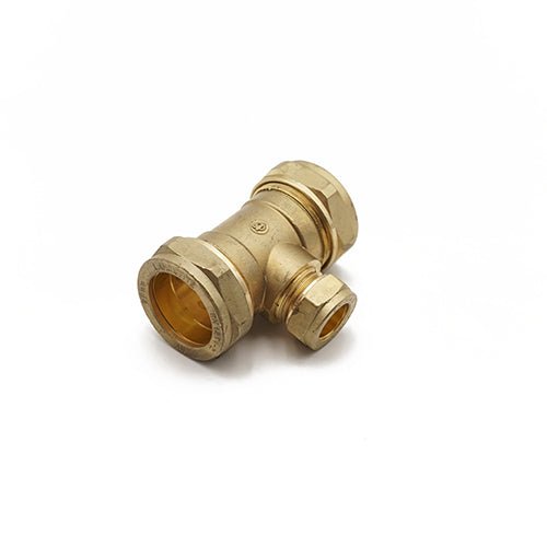 Prima Plus Compression reduced tee 28 x 28 x 15mm - Getplumb