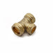 Prima Plus Compression reduced tee 28 x 28 x 22mm - Getplumb