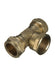 Prima Plus Compression thread centre tee 22x22x1/2"FI - Getplumb