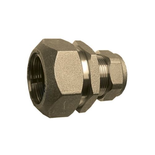 Primaflow BF241 Brass Hexagonal Bush 1/4" x 1/8" for Reliable Connections - Getplumb