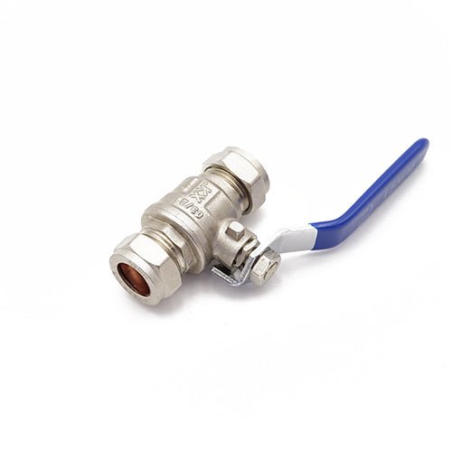 Primaflow Economy Blue Lever Ball Valve 15mm for Reliable Flow Control - Getplumb