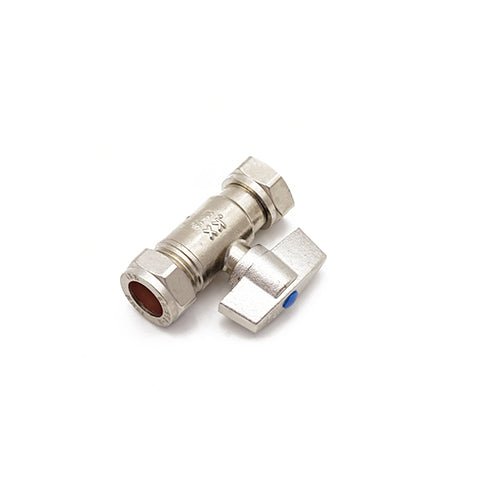 Primaflow IsoPlus Service Valve - Straight 15mm x 1/2" - Getplumb