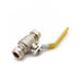 Primaflow QLC Yellow Lever Ball Valve PN25 15mm CxC WRAS Approved for Reliable Flow Control - Getplumb