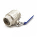 Primaflow QLF Blue Lever Ball Valve PN25 2" FxF WRAS Approved for Reliable Flow Control - Getplumb