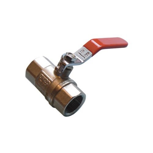 Primaflow QLF Red Lever Ball Valve PN25 3/4" FxF WRAS Approved for Reliable Flow Control - Getplumb