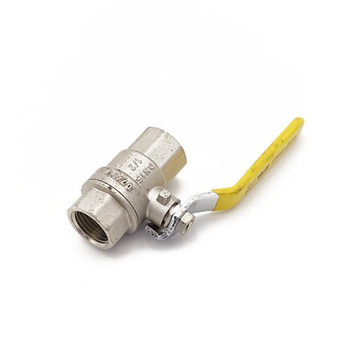 Primaflow QLF Yellow Lever Ball Valve PN25 2" FxF WRAS Approved for Reliable Flow Control - Getplumb