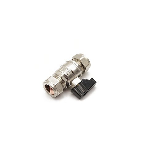 Primaflow QQHL Iso Valve 15mm CP Full Flow with Lever for Efficient Water Control - Getplumb