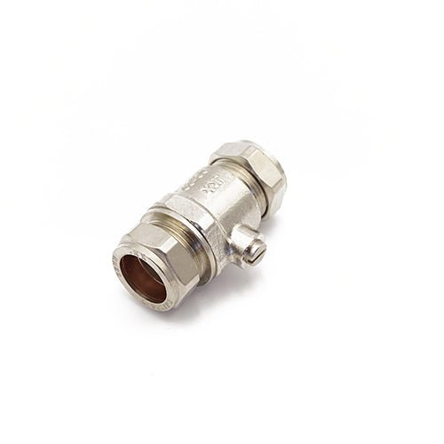 Primaflow QQM Iso Valve 22mm Chrome - Full Flow for Efficient Water Control - Getplumb