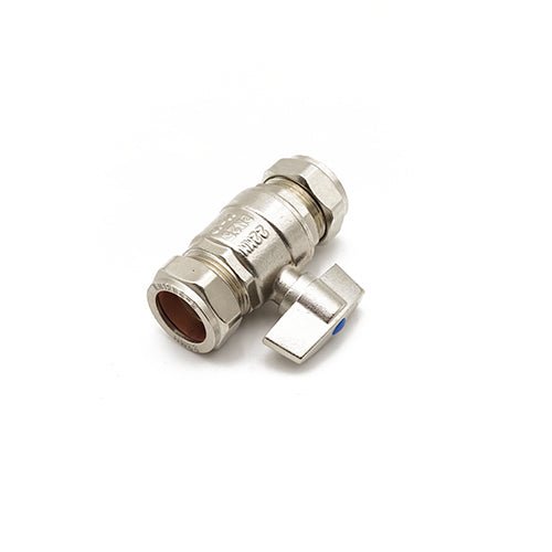 Primaflow QQPL IsoPlus Isolation Valve 22mm Chrome for Reliable Flow Control - Getplumb