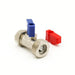 Primaflow QW Wash Mac Valve Straight with Check Valve CP for Reliable Water Control - Getplumb