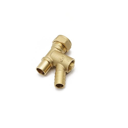 Primaflow VDMF Brass Draw - Off Adaptor 15mm MxF for Secure Connections - Getplumb