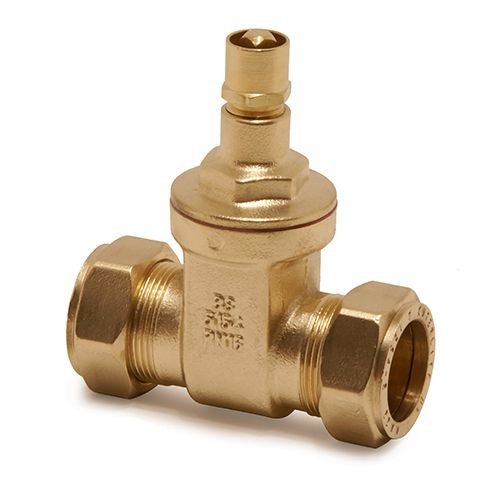 Primaflow VGLZ DZR L/S Gate Valve 28mm - BS5154 for Reliable Flow Control - Getplumb