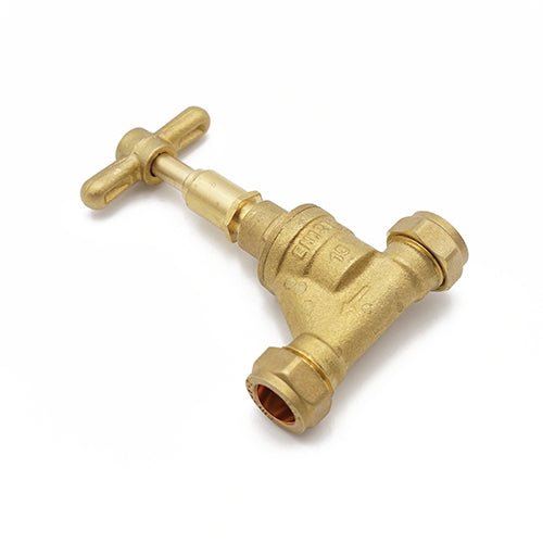 Primaflow VSL DZR Lockshield Stopcock 15mm - EN1213 Certified for Reliable Water Control - Getplumb