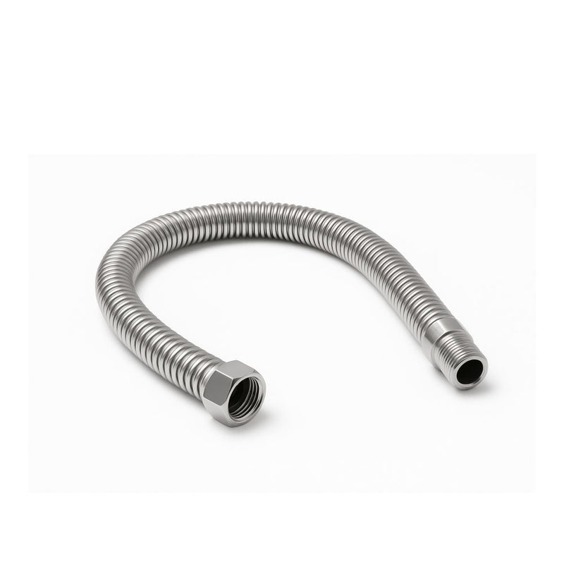 Ridgeline 1/2" Female x 1/2" Male 500mm Full Bore Flexible Connector - Getplumb
