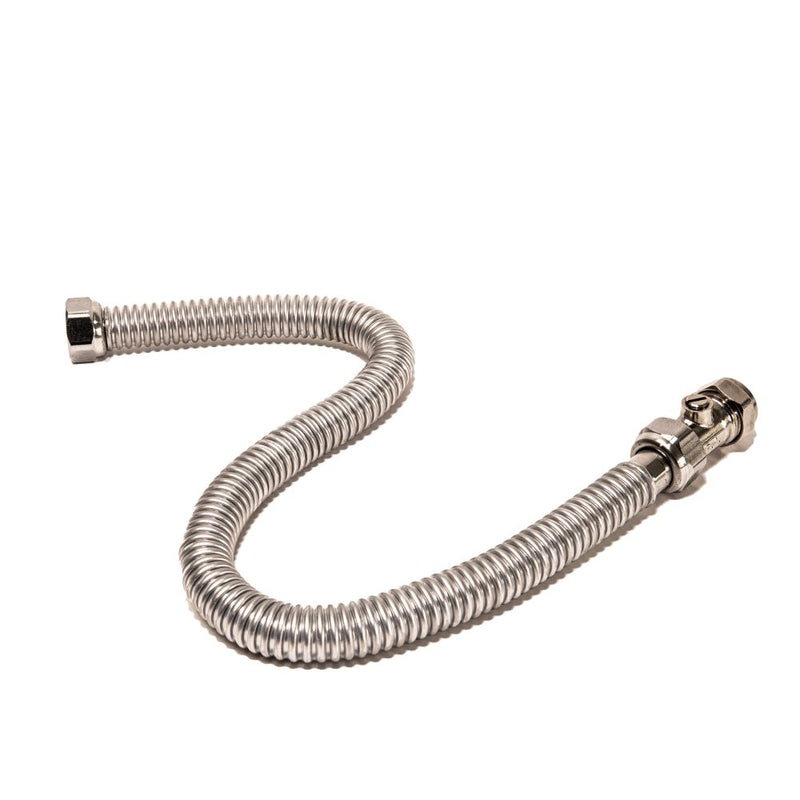 Ridgeline 15mm ISO x 1/2" Female 500mm Full Bore Flexible Connector - Getplumb