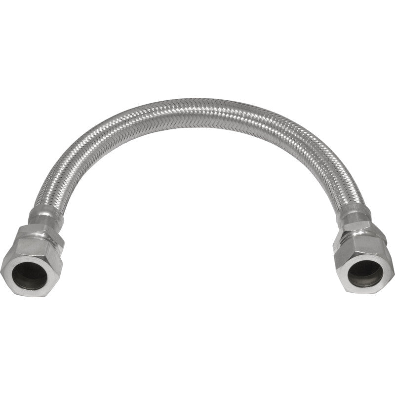 Ridgeline 15mm x 1/2" Female 300mm Full Bore Flexible Connector - Getplumb