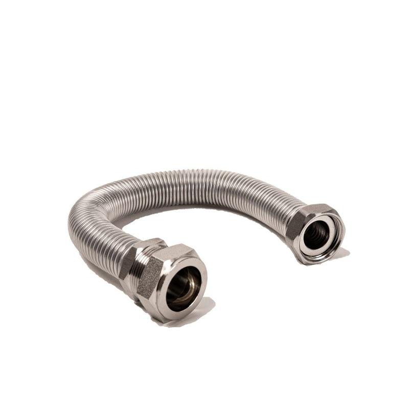 Ridgeline 22mm x 3/4" Female 300mm Full Bore Flexible Connector - Getplumb