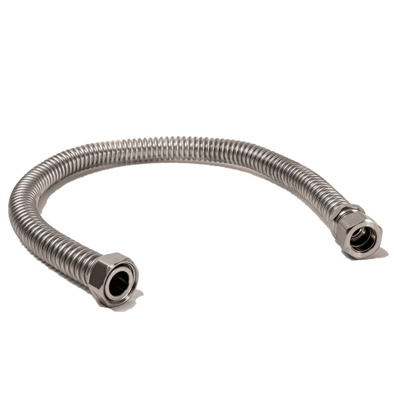 Ridgeline 22mm x 3/4" Female 500mm Full Bore Flexible Connector - Getplumb
