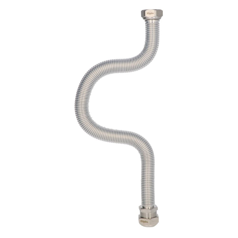 Ridgeline Flexi Connector M8 Tap Connector x 15mm Compression - 300mm CSST for Reliable Plumbing - Getplumb