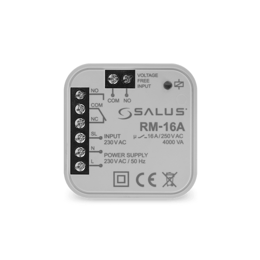 Salus RM - 16A Relay Module – 16A Switching for Boilers, Pumps & UFH - Getplumb