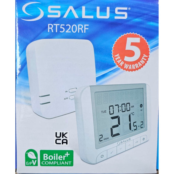 Salus RT520RF Wireless Programmable Thermostat – Reliable Heating Control with OpenTherm - Getplumb