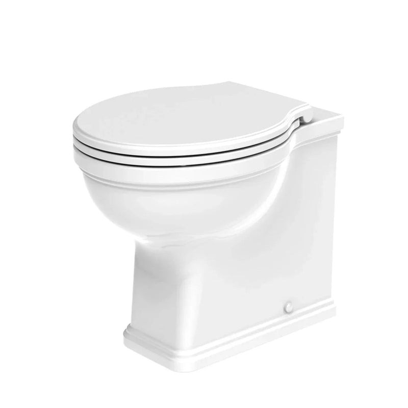 Tavistock Marston Soft Slim Secure Fix Toilet Seat 376MM (w) X 452MM — TS1255S-SF - Getplumb