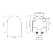 Tavistock Micra Evo Soft Quick Release, Over Seat 363MM (w) X 425MM — TS950S-SF - Getplumb